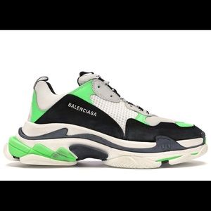 Balenciaga Triple S White/Green